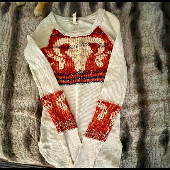 Free People long sleeve sweater size XSMALL - Picture 9 of 9